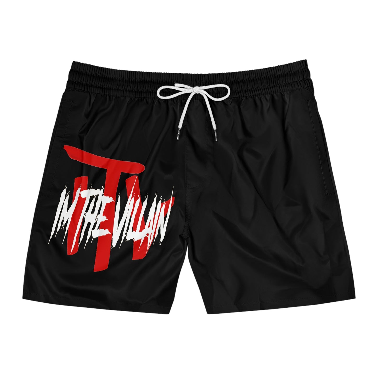 I'm the Villain Men's Mid-Length Swim Shorts (AOP)