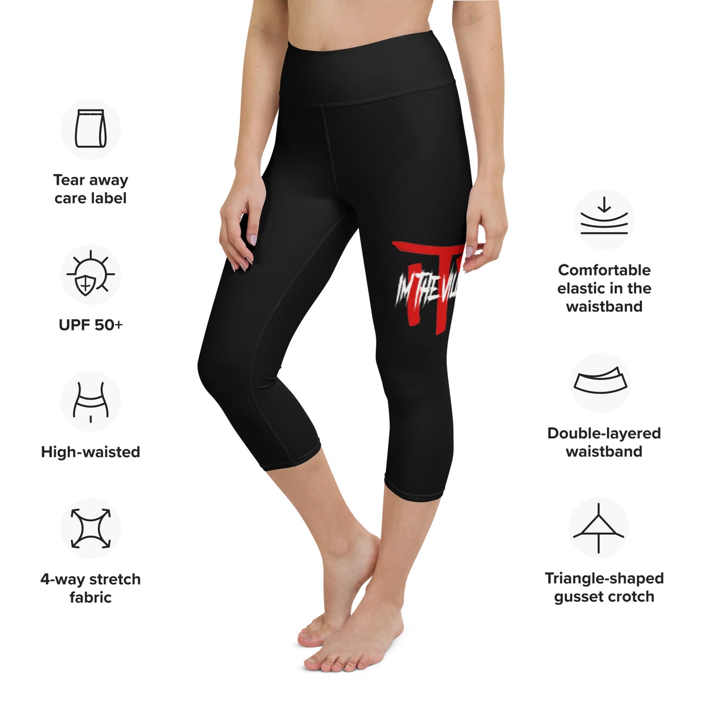 Im the villainess Yoga Capri Leggings