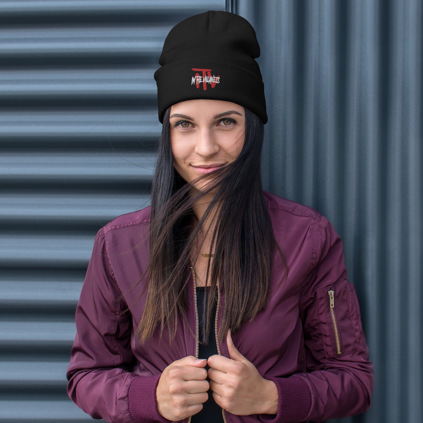 I'm The Villainess Embroidered Beanie