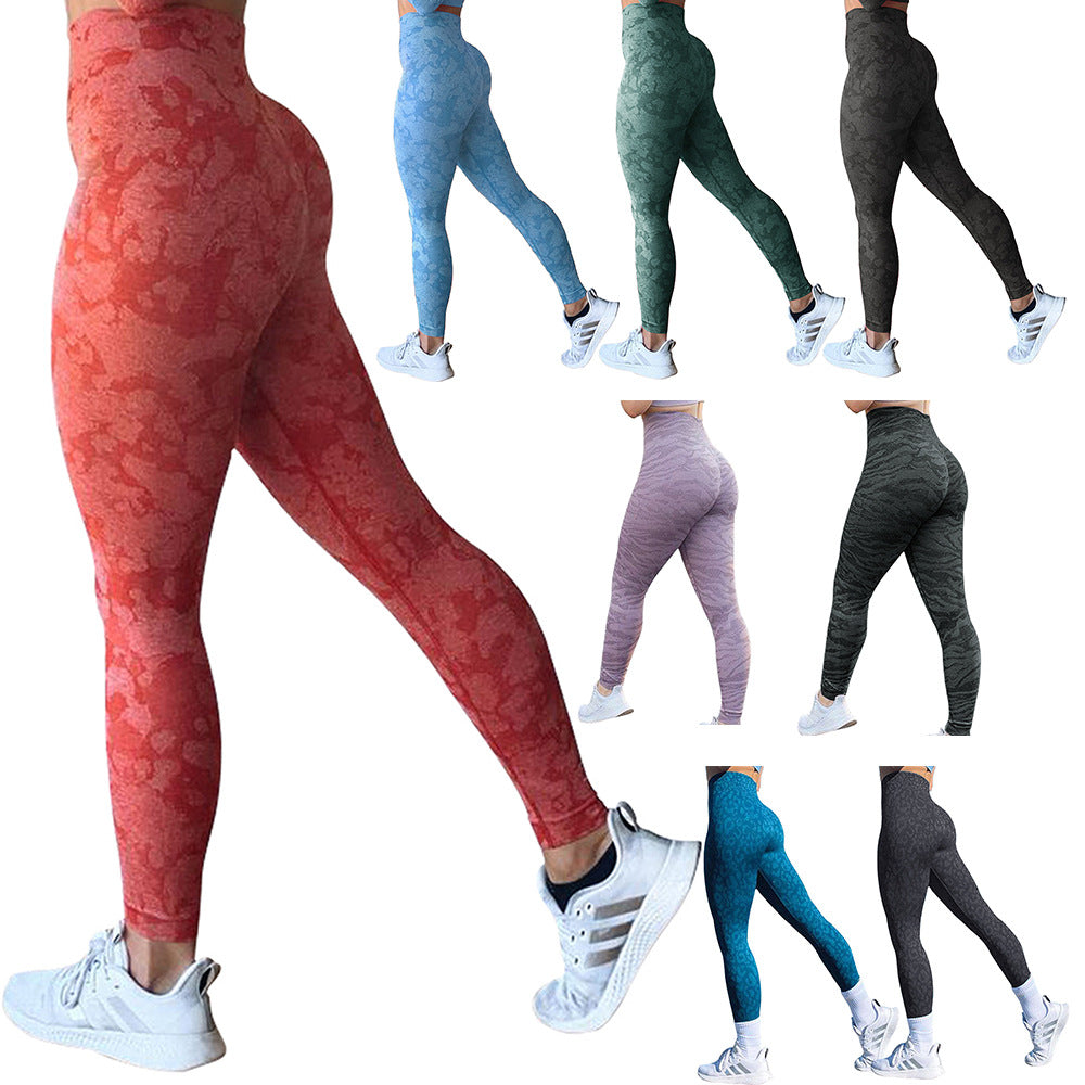 Seamless Tie Dye Leggings Women For Fitness Yoga Pants Push Up Workout  Sports Legging High Waist Tights Gym Ladies Clothing - Walmart.com