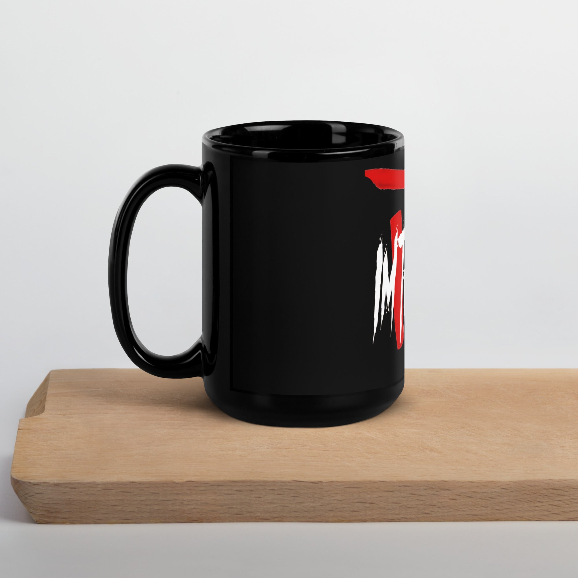 Black Glossy Mug – imthevillain